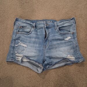 American Eagle Outfitters Women's Blue Denim Shorts